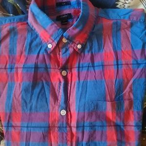 COPY - SOLD J. CREW mens plaid button down SOLD